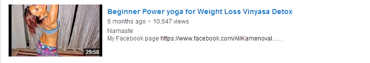 Beginner Power yoga for Weight Loss Vinyasa Detox