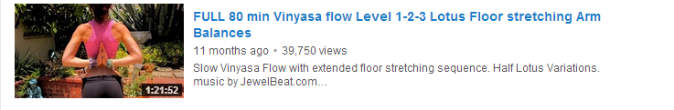 FULL 80 min Vinyasa flow Level 1-2-3 Lotus Floor stretching Arm Balances