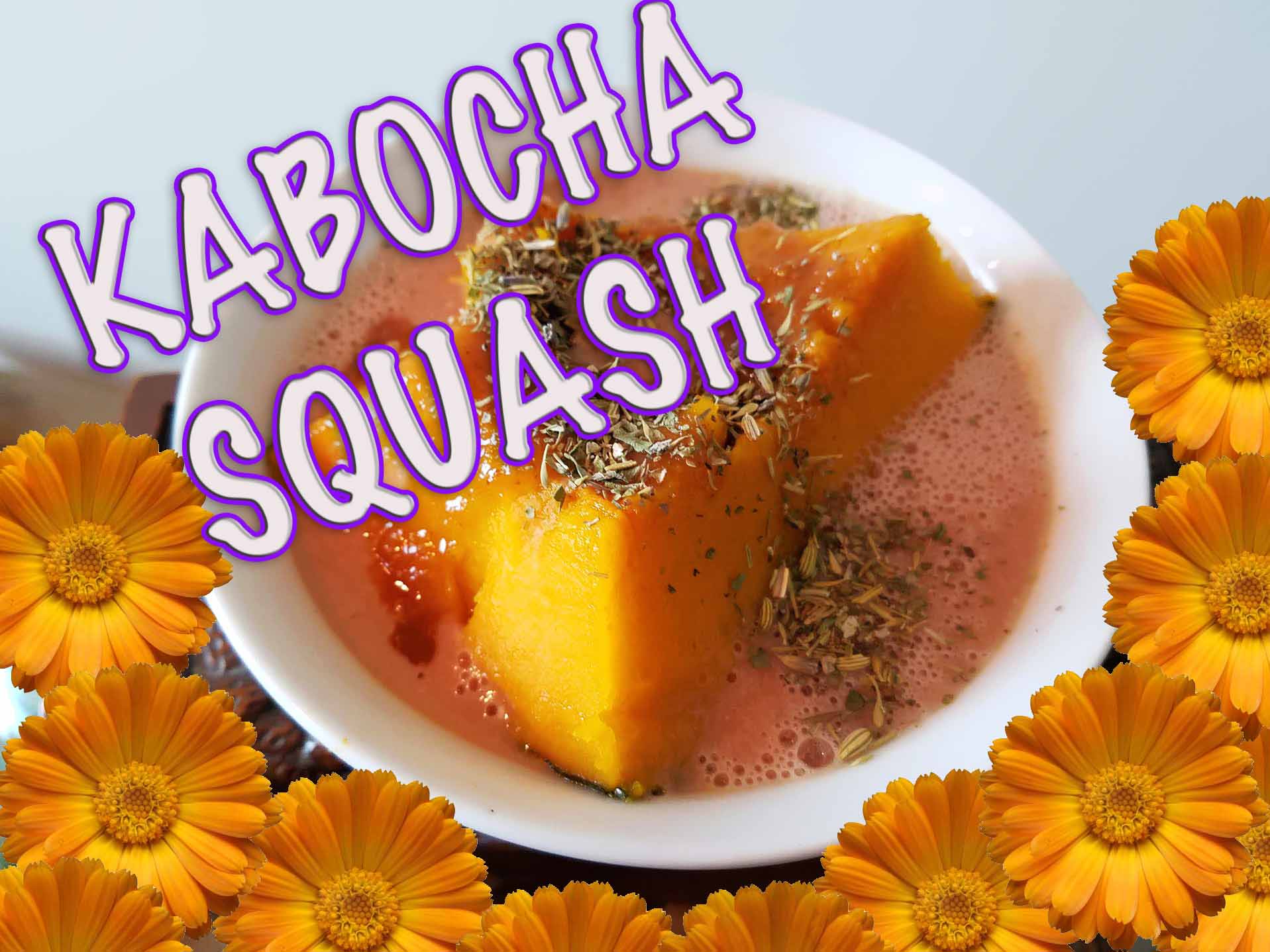 kabocha squash with herbs